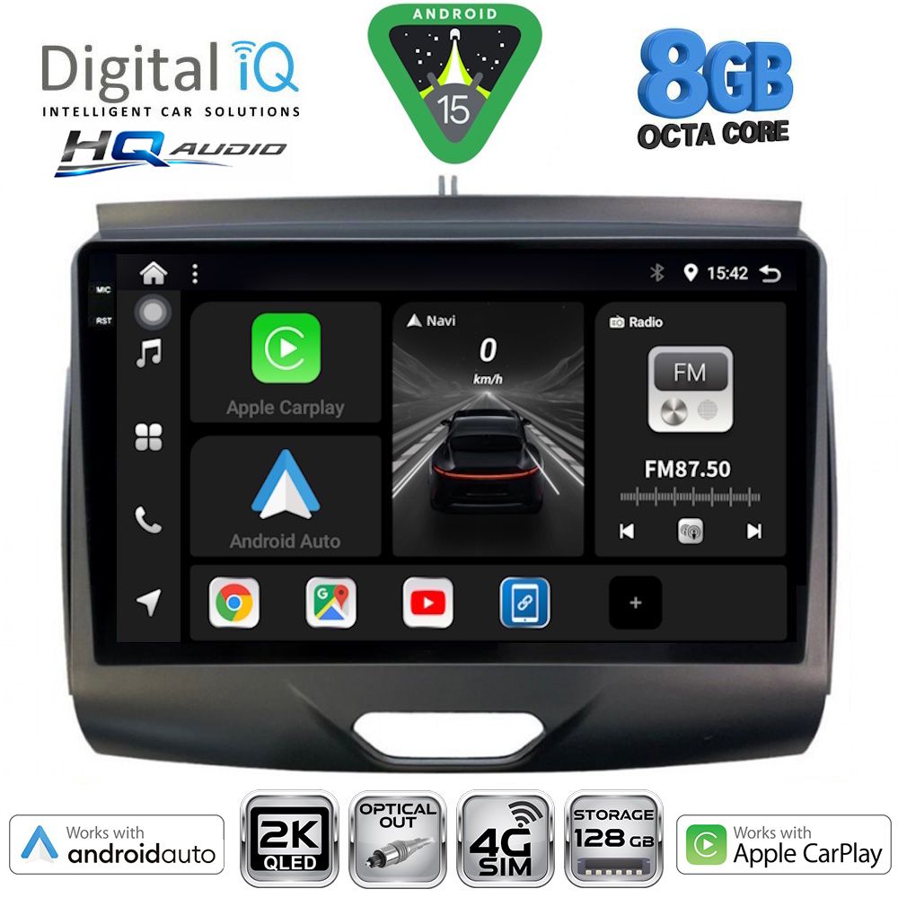 DIGITAL IQ BXK 20172B_CPAA (9inc) MULTIMEDIA TABLET for FORD RANGER mod. 2015-2018 DIGITAL IQ BXK 20172B_CPAA (9inc) MULTIMEDIA TABLET for FORD RANGER mod. 2015-2018