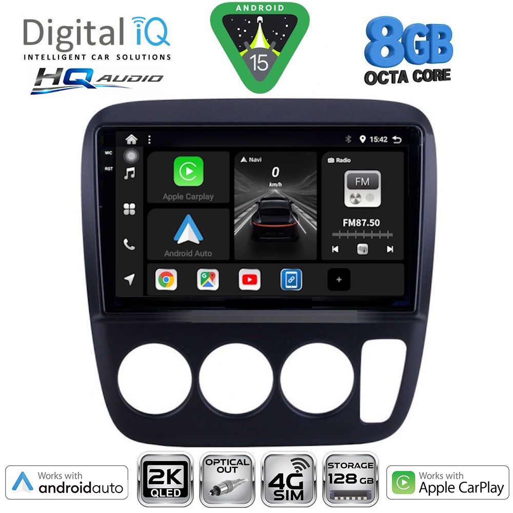 DIGITAL IQ BXK 20196_CPAA A/C (9inc) MULTIMEDIA TABLET for HONDA CRV mod. 1996-2006 DIGITAL IQ BXK 20196_CPAA A/C (9inc) MULTIMEDIA TABLET for HONDA CRV mod. 1996-2006