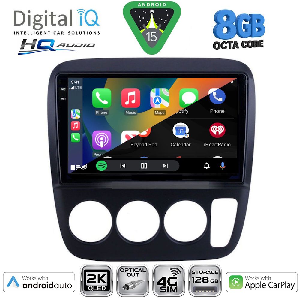 DIGITAL IQ BXK 20196_CPAA A/C (9inc) MULTIMEDIA TABLET for HONDA CRV mod. 1996-2006 DIGITAL IQ BXK 20196_CPAA A/C (9inc) MULTIMEDIA TABLET for HONDA CRV mod. 1996-2006