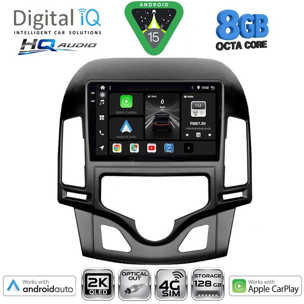 DIGITAL IQ BXK 20231_CPAA CLIMA (9inc) MULTIMEDIA TABLET for HYUNDAI i30 mod. 2007-2012 DIGITAL IQ BXK 20231_CPAA CLIMA (9inc) MULTIMEDIA TABLET for HYUNDAI i30 mod. 2007-2012
