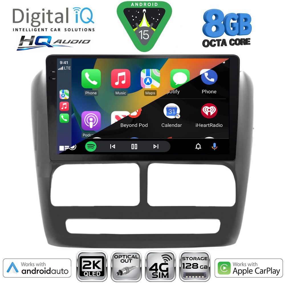 DIGITAL IQ BXK 20137_CPAA (9inc) MULTIMEDIA TABLET for FIAT DOBLO mod. 2010-2015 DIGITAL IQ BXK 20137_CPAA (9inc) MULTIMEDIA TABLET for FIAT DOBLO mod. 2010-2015