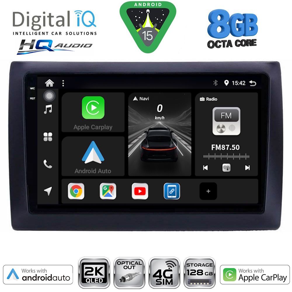 DIGITAL IQ BXK 20145_CPAA (9inc) MULTIMEDIA TABLET for FIAT STILO mod. 2001-2007 DIGITAL IQ BXK 20145_CPAA (9inc) MULTIMEDIA TABLET for FIAT STILO mod. 2001-2007