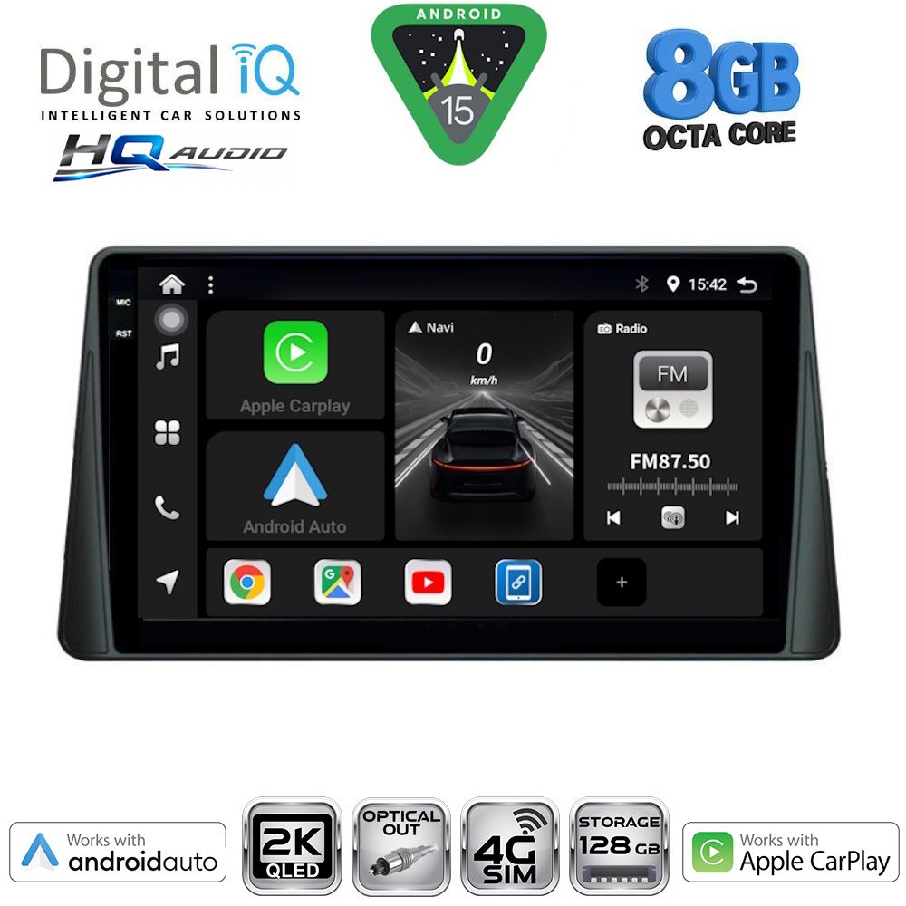 DIGITAL IQ BXK 20158_CPAA (9inc) MULTIMEDIA TABLET for FORD FOCUS mod. 2019-2025 DIGITAL IQ BXK 20158_CPAA (9inc) MULTIMEDIA TABLET for FORD FOCUS mod. 2019-2025