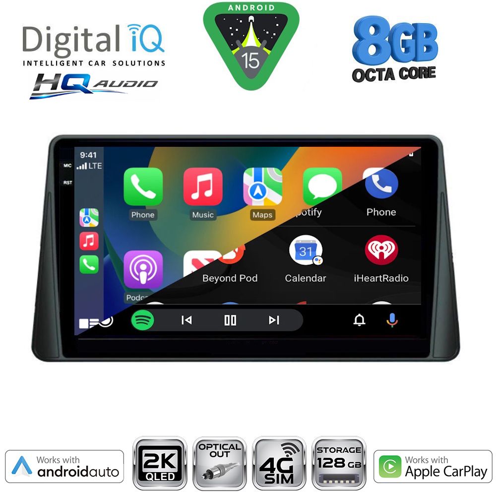 DIGITAL IQ BXK 20158_CPAA (9inc) MULTIMEDIA TABLET for FORD FOCUS mod. 2019-2025 DIGITAL IQ BXK 20158_CPAA (9inc) MULTIMEDIA TABLET for FORD FOCUS mod. 2019-2025