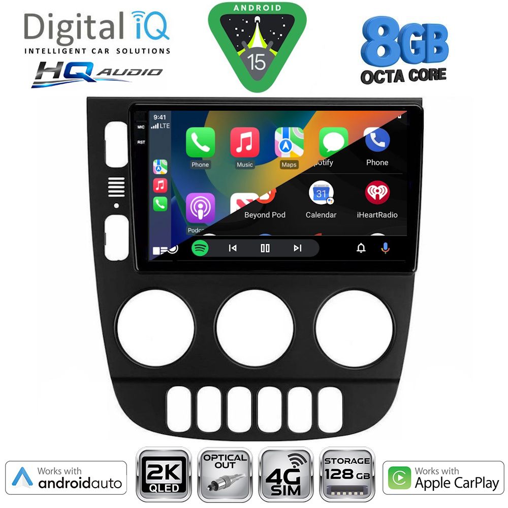 DIGITAL IQ BXK 20413_CPAA (9inc) MULTIMEDIA TABLET for MERCEDES ML (W163) mod. 2002-2005 DIGITAL IQ BXK 20413_CPAA (9inc) MULTIMEDIA TABLET for MERCEDES ML (W163) mod. 2002-2005