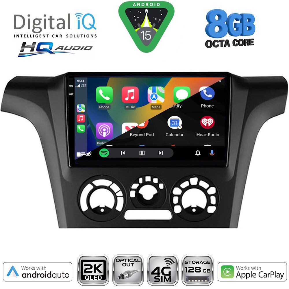 DIGITAL IQ BXK 20441_CPAA A/C (9inc) MULTIMEDIA TABLET for MITSUBISHI OUTLANDER mod. 2001-2005 DIGITAL IQ BXK 20441_CPAA A/C (9inc) MULTIMEDIA TABLET for MITSUBISHI OUTLANDER mod. 2001-2005