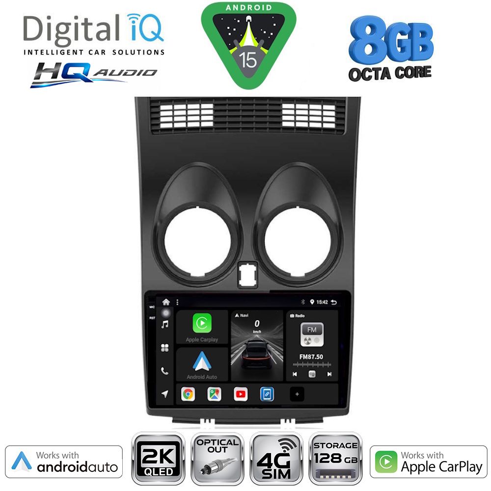 DIGITAL IQ BXK 20466_CPAA (9inc) MULTIMEDIA TABLET for NISSAN QASHQAI mod. 2007-2014 DIGITAL IQ BXK 20466_CPAA (9inc) MULTIMEDIA TABLET for NISSAN QASHQAI mod. 2007-2014