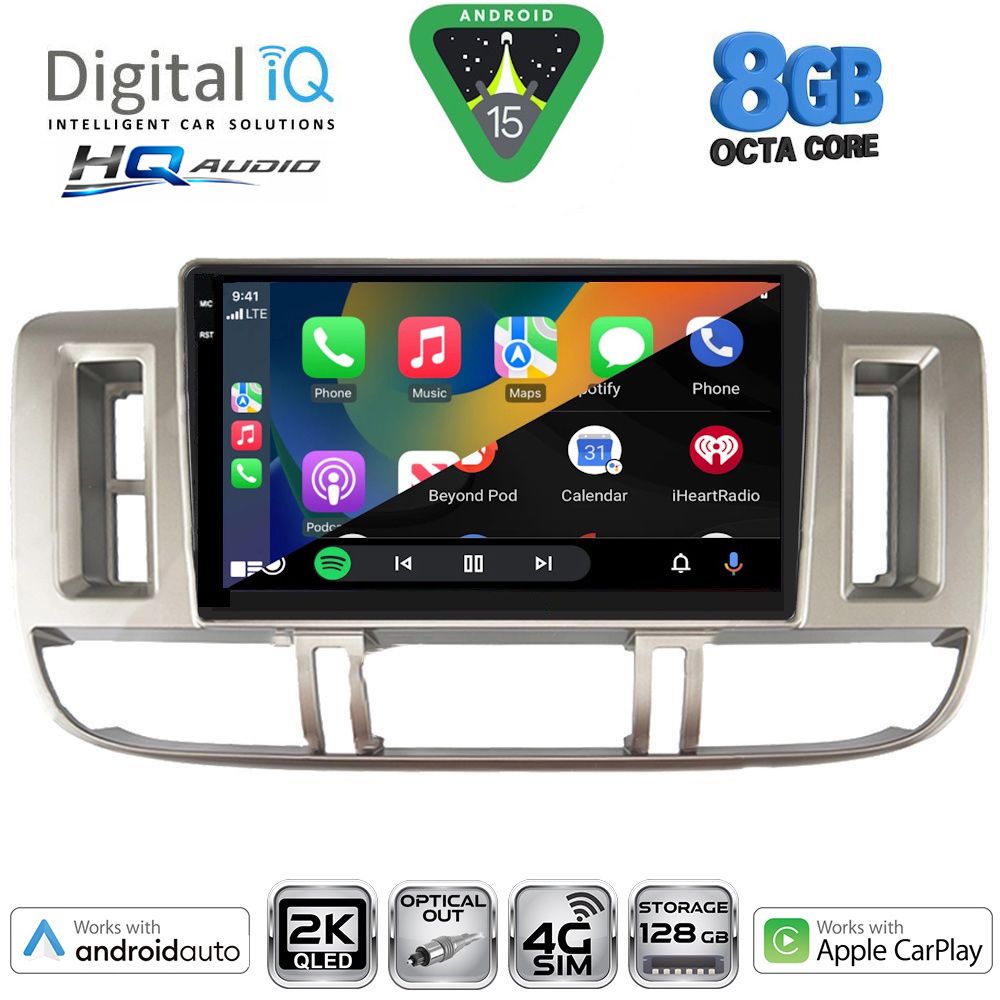 DIGITAL IQ BXK 20474_CPAA (9inc) MULTIMEDIA TABLET for NISSAN XTRAIL mod. 2000-2004 DIGITAL IQ BXK 20474_CPAA (9inc) MULTIMEDIA TABLET for NISSAN XTRAIL mod. 2000-2004