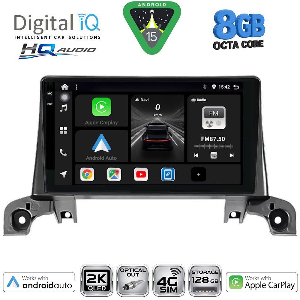 DIGITAL IQ BXK 20519_CPAA (9inc) MULTIMEDIA TABLET for PEUGEOT 3008 - 5008 mod. 2016-2024 DIGITAL IQ BXK 20519_CPAA (9inc) MULTIMEDIA TABLET for PEUGEOT 3008 - 5008 mod. 2016-2024