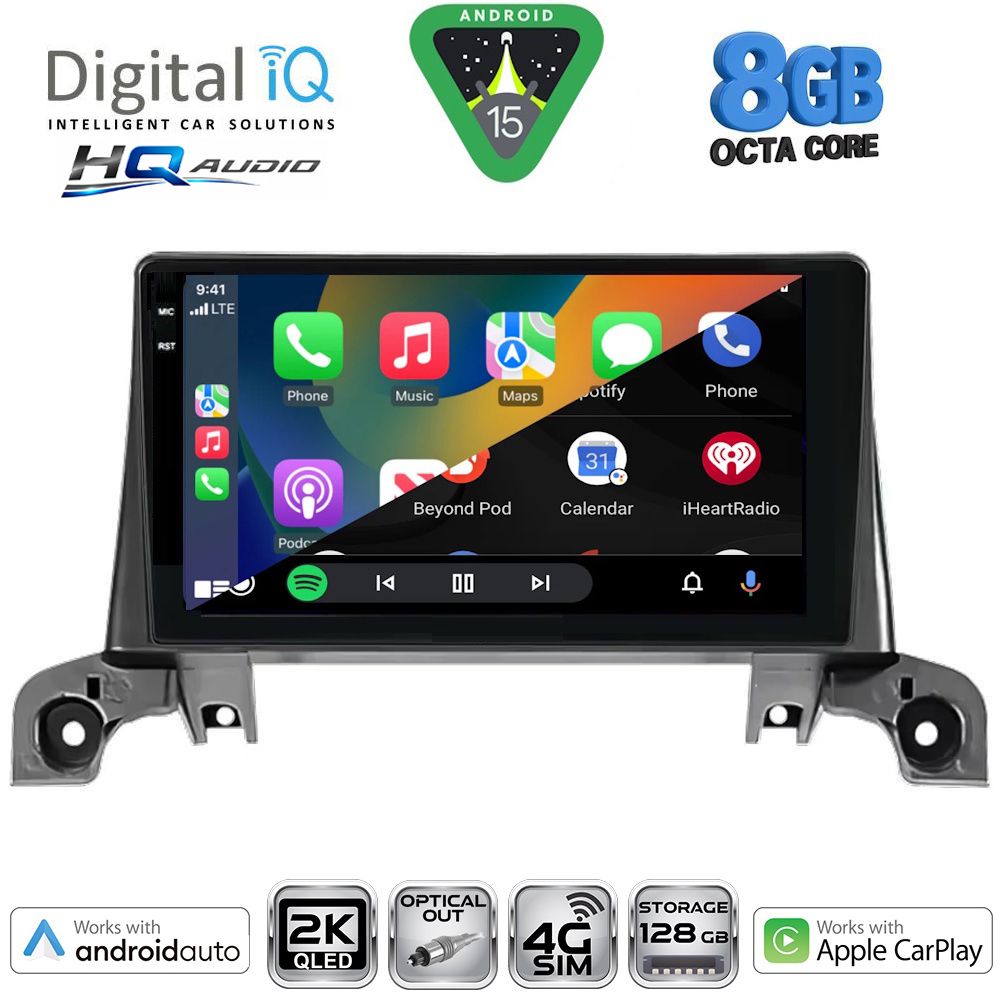DIGITAL IQ BXK 20519_CPAA (9inc) MULTIMEDIA TABLET for PEUGEOT 3008 - 5008 mod. 2016-2024 DIGITAL IQ BXK 20519_CPAA (9inc) MULTIMEDIA TABLET for PEUGEOT 3008 - 5008 mod. 2016-2024