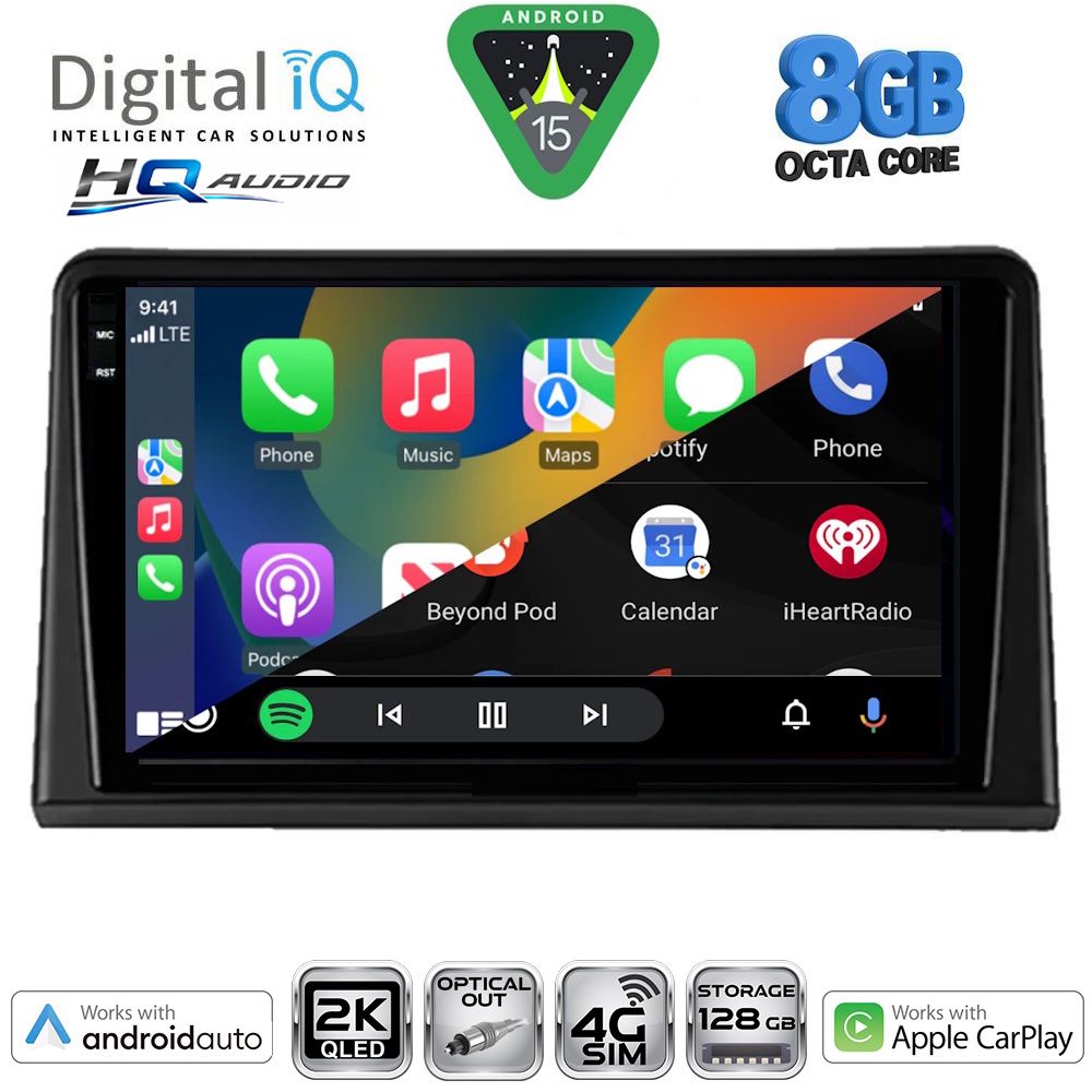 DIGITAL IQ BXK 20548_CPAA (9inc) MULTIMEDIA TABLET for RENAULT EXPRESS mod. 2020-2026 DIGITAL IQ BXK 20548_CPAA (9inc) MULTIMEDIA TABLET for RENAULT EXPRESS mod. 2020-2026