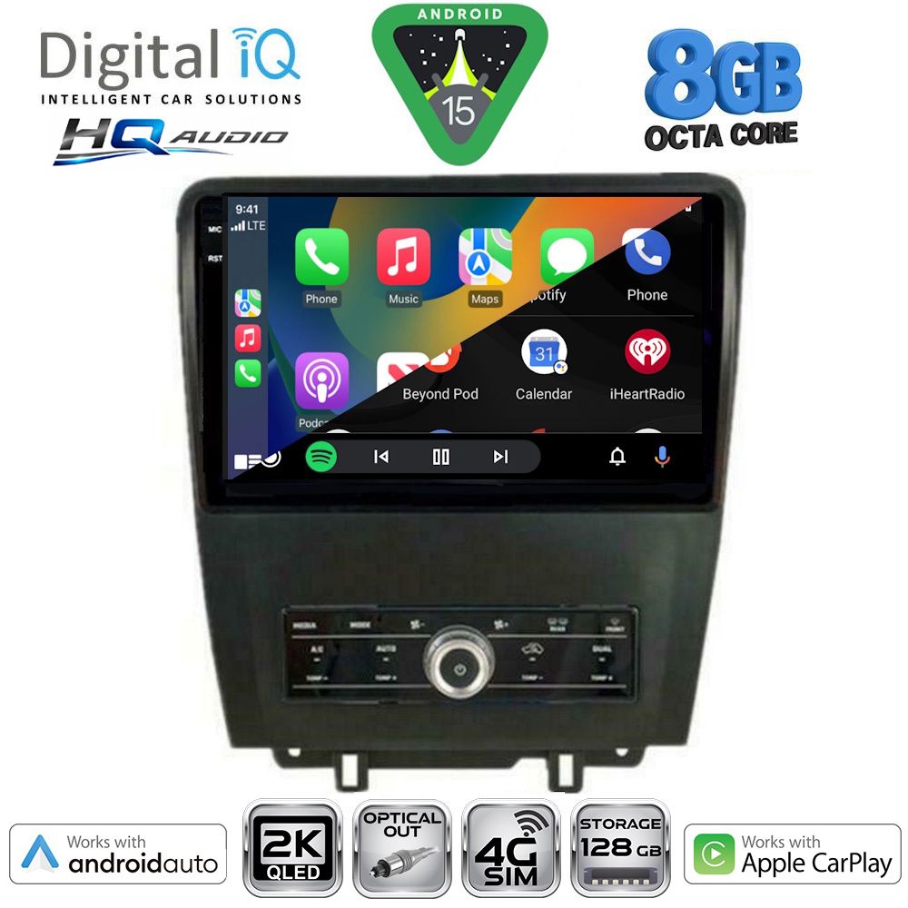 DIGITAL IQ BXK 20165_CPAA (10inc) MULTIMEDIA TABLET for FORD MUSTANG mod. 2010-2015 DIGITAL IQ BXK 20165_CPAA (10inc) MULTIMEDIA TABLET for FORD MUSTANG mod. 2010-2015