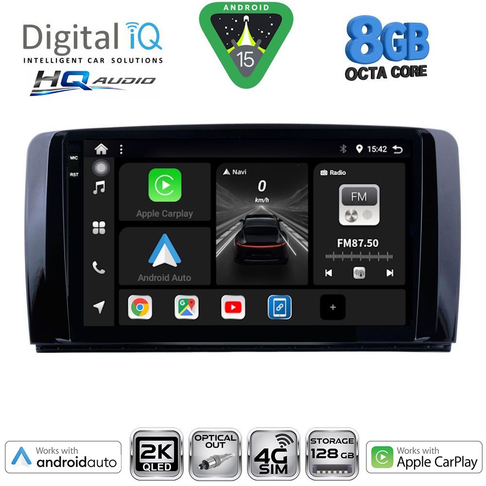 DIGITAL IQ BXK 20422_CPAA (9inc) MULTIMEDIA TABLET for MERCEDES R (W251) mod. 2006-2015 DIGITAL IQ BXK 20422_CPAA (9inc) MULTIMEDIA TABLET for MERCEDES R (W251) mod. 2006-2015