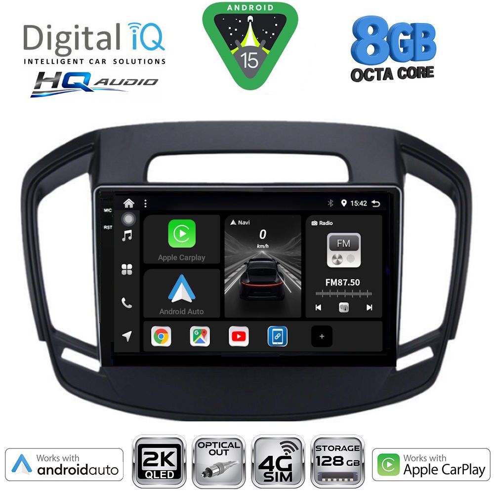 DIGITAL IQ BXK 20492_CPAA (9inc) MULTIMEDIA TABLET for OPEL INSIGNIA mod.2014-2017 DIGITAL IQ BXK 20492_CPAA (9inc) MULTIMEDIA TABLET for OPEL INSIGNIA mod.2014-2017