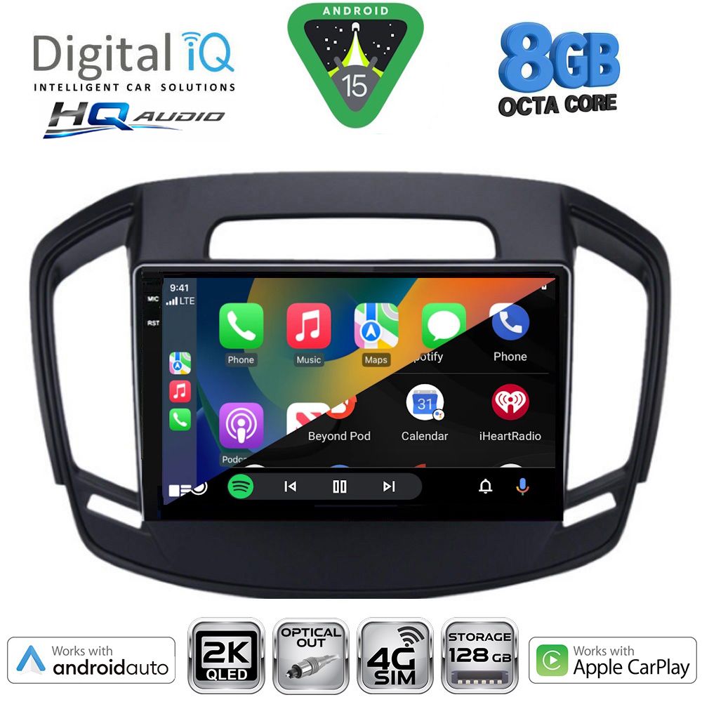 DIGITAL IQ BXK 20492_CPAA (9inc) MULTIMEDIA TABLET for OPEL INSIGNIA mod.2014-2017 DIGITAL IQ BXK 20492_CPAA (9inc) MULTIMEDIA TABLET for OPEL INSIGNIA mod.2014-2017