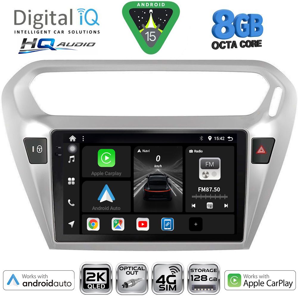DIGITAL IQ BXK 20511SL_CPAA (9inc) MULTIMEDIA TABLET for CITROEN ELYSEE – PEUGEOT 301 mod. 2013-2026 (SILVER) DIGITAL IQ BXK 20511SL_CPAA (9inc) MULTIMEDIA TABLET for CITROEN ELYSEE – PEUGEOT 301 mod. 2013-2026 (SILVER)