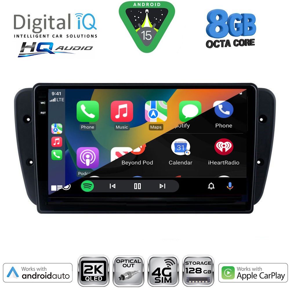 DIGITAL IQ BXK 20571_CPAA (9inc) MULTIMEDIA TABLET for SEAT IBIZA mod. 2008-2015 DIGITAL IQ BXK 20571_CPAA (9inc) MULTIMEDIA TABLET for SEAT IBIZA mod. 2008-2015