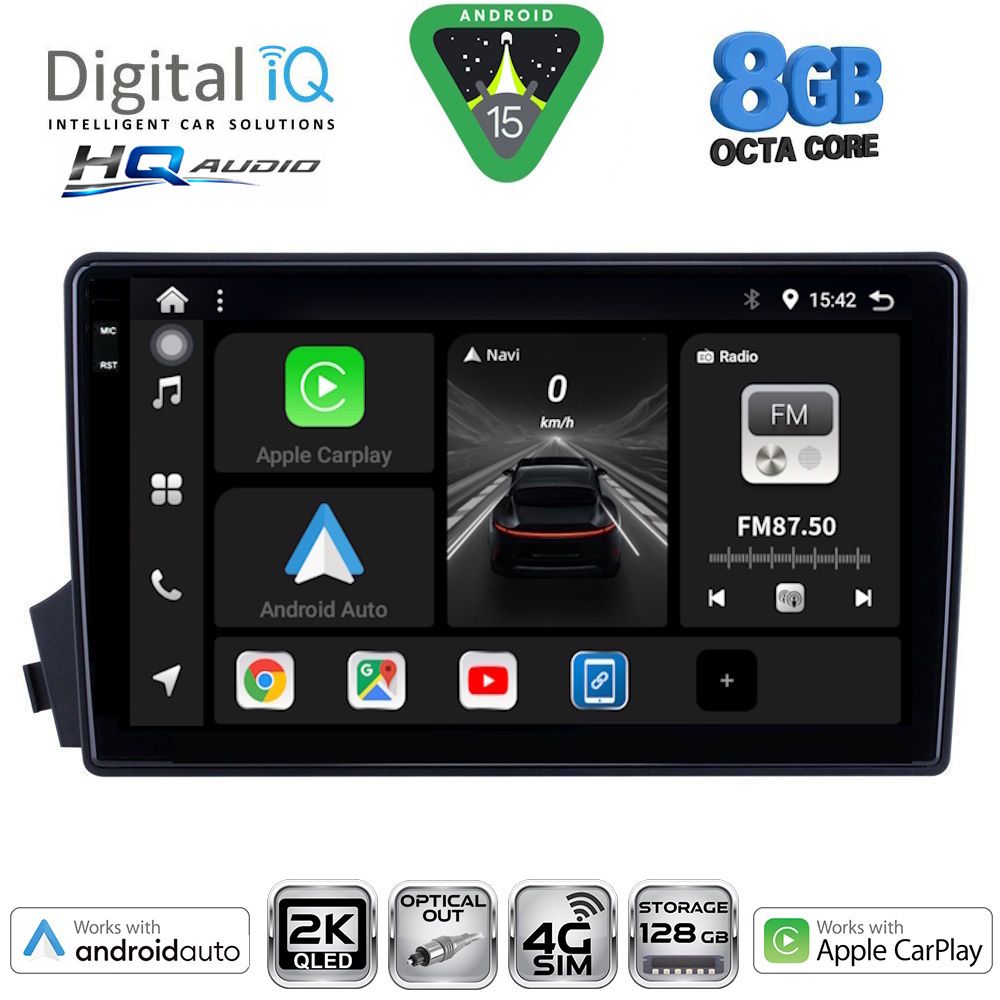 DIGITAL IQ BXK 20650_CPAA (9inc) MULTIMEDIA TABLET for SSANGYONG ACTYON - KYRON mod. 2006-2015 DIGITAL IQ BXK 20650_CPAA (9inc) MULTIMEDIA TABLET for SSANGYONG ACTYON - KYRON mod. 2006-2015