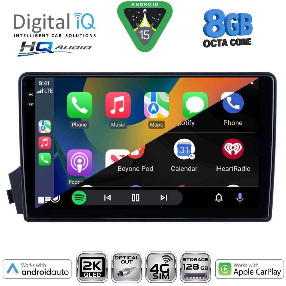 DIGITAL IQ BXK 20650_CPAA (9inc) MULTIMEDIA TABLET for SSANGYONG ACTYON - KYRON mod. 2006-2015 DIGITAL IQ BXK 20650_CPAA (9inc) MULTIMEDIA TABLET for SSANGYONG ACTYON - KYRON mod. 2006-2015