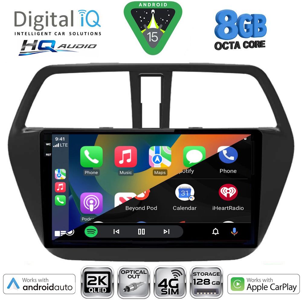 DIGITAL IQ BXK 20689_CPAA (9inc) MULTIMEDIA TABLET for SUZUKI SX4 S-CROSS mod. 2014-2021 DIGITAL IQ BXK 20689_CPAA (9inc) MULTIMEDIA TABLET for SUZUKI SX4 S-CROSS mod. 2014-2021