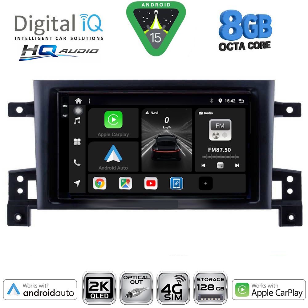 DIGITAL IQ BXK 20696_CPAA (9inc) MULTIMEDIA TABLET for SUZUKI GRAND VITARA mod. 2005-2015 DIGITAL IQ BXK 20696_CPAA (9inc) MULTIMEDIA TABLET for SUZUKI GRAND VITARA mod. 2005-2015