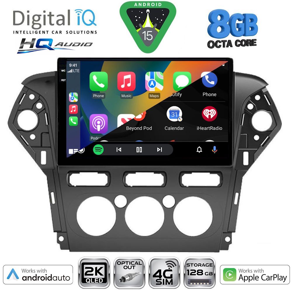 DIGITAL IQ BXK 20163_CPAA A/C (10inc) MULTIMEDIA TABLET for FORD MONDEO mod. 2011-2013 DIGITAL IQ BXK 20163_CPAA A/C (10inc) MULTIMEDIA TABLET for FORD MONDEO mod. 2011-2013