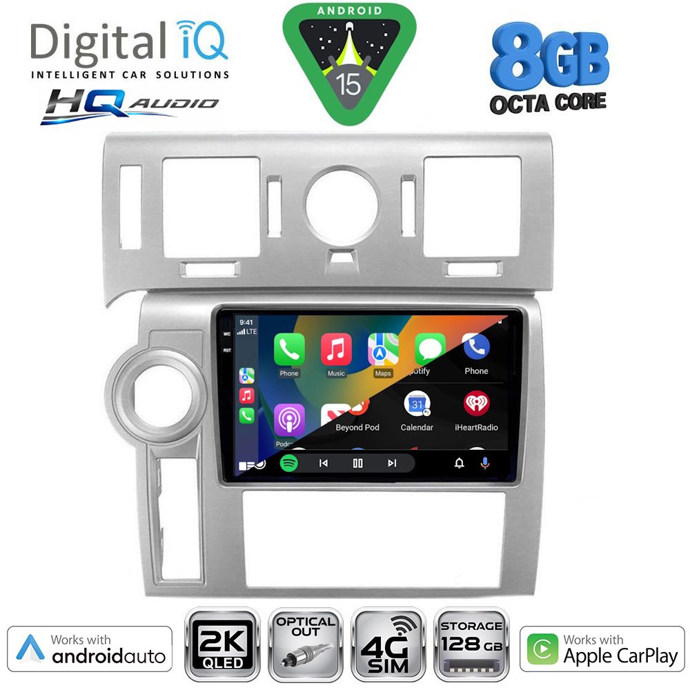 DIGITAL IQ BXK 20216_CPAA (9inc) MULTIMEDIA TABLET for HUMMER H2 mod. 2008-2009 DIGITAL IQ BXK 20216_CPAA (9inc) MULTIMEDIA TABLET for HUMMER H2 mod. 2008-2009