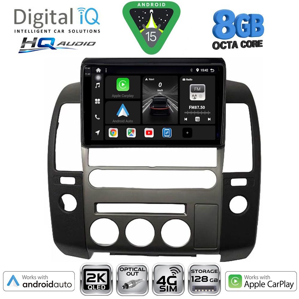 DIGITAL IQ BXK 20454_CPAA (ORIG.NAVI) (9inc) MULTIMEDIA TABLET for NISSAN NAVARA D40 mod. 2006-2011 με Original Navi DIGITAL IQ BXK 20454_CPAA (ORIG.NAVI) (9inc) MULTIMEDIA TABLET for NISSAN NAVARA D40 mod. 2006-2011 με Original Navi