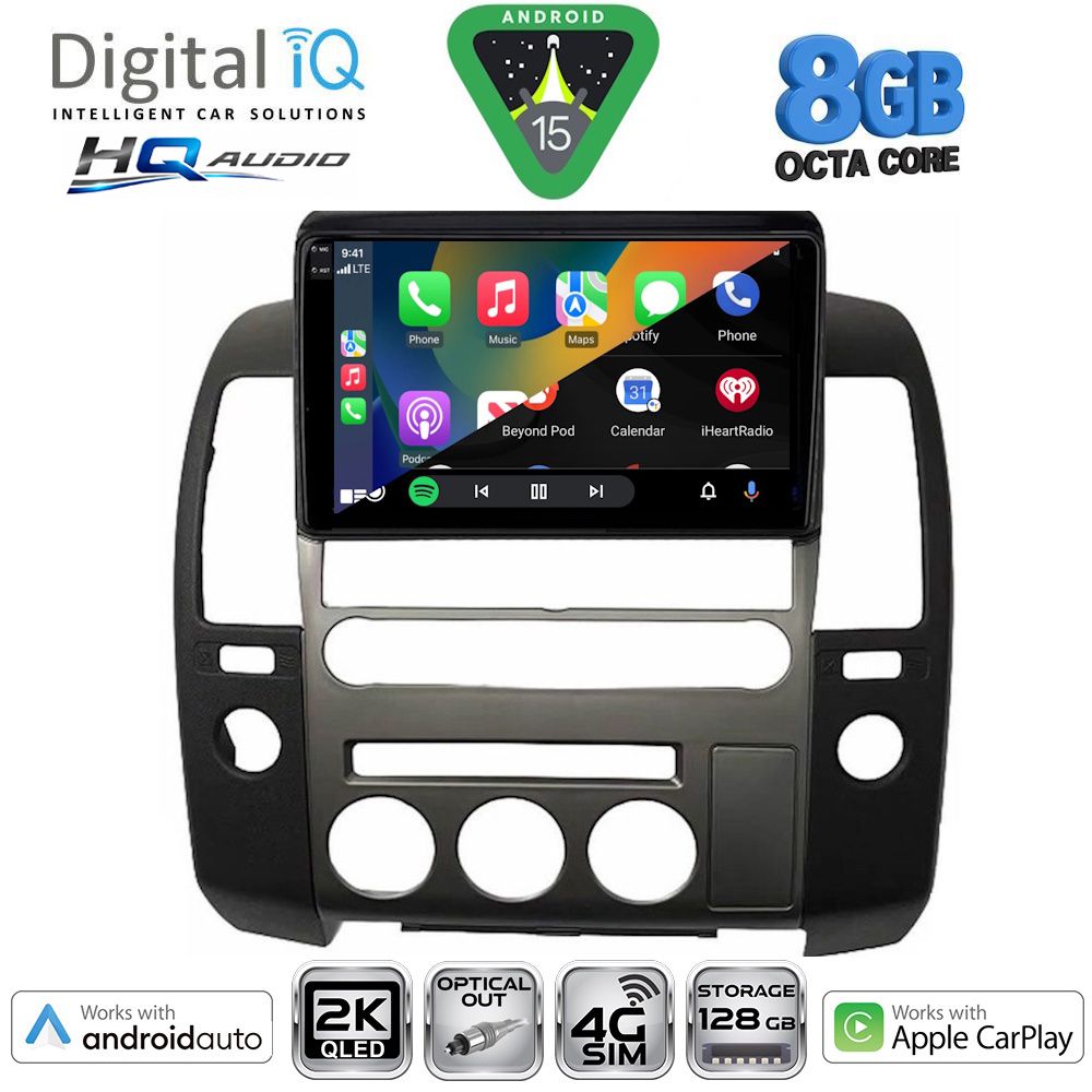DIGITAL IQ BXK 20454_CPAA (ORIG.NAVI) (9inc) MULTIMEDIA TABLET for NISSAN NAVARA D40 mod. 2006-2011 με Original Navi DIGITAL IQ BXK 20454_CPAA (ORIG.NAVI) (9inc) MULTIMEDIA TABLET for NISSAN NAVARA D40 mod. 2006-2011 με Original Navi