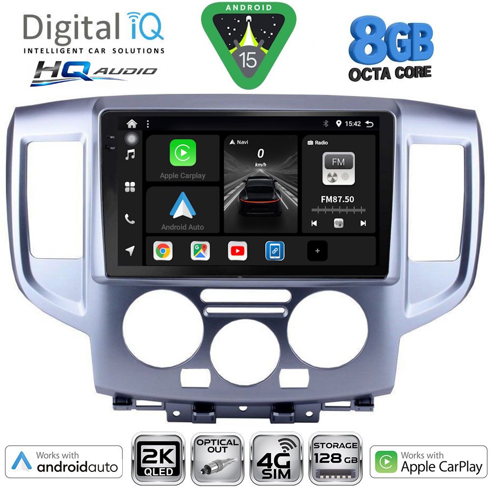DIGITAL IQ BXK 20458SL_CPAA (9inc) MULTIMEDIA TABLET for NISSAN NV 200 mod. 2009-2020 (SILVER) DIGITAL IQ BXK 20458SL_CPAA (9inc) MULTIMEDIA TABLET for NISSAN NV 200 mod. 2009-2020 (SILVER)