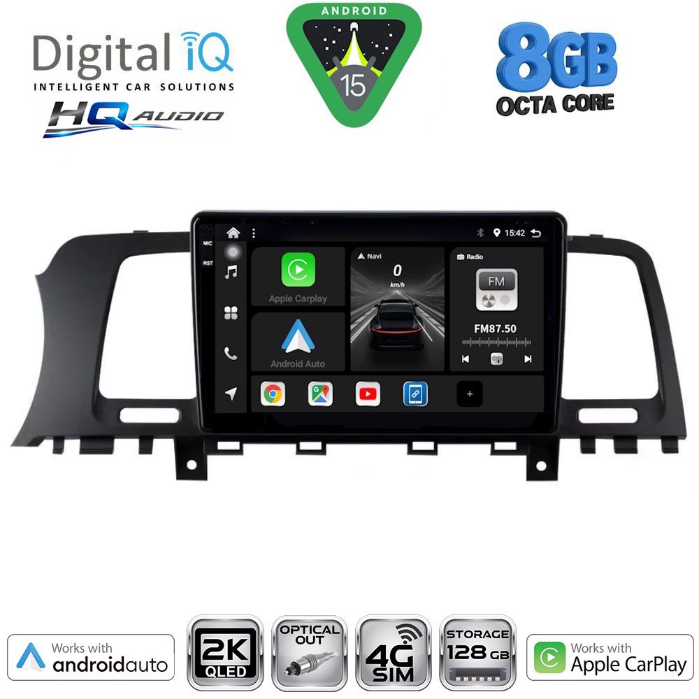 DIGITAL IQ BXK 20462_CPAA (9inc) MULTIMEDIA TABLET for NISSAN MURANO mod. 2007-2014 DIGITAL IQ BXK 20462_CPAA (9inc) MULTIMEDIA TABLET for NISSAN MURANO mod. 2007-2014