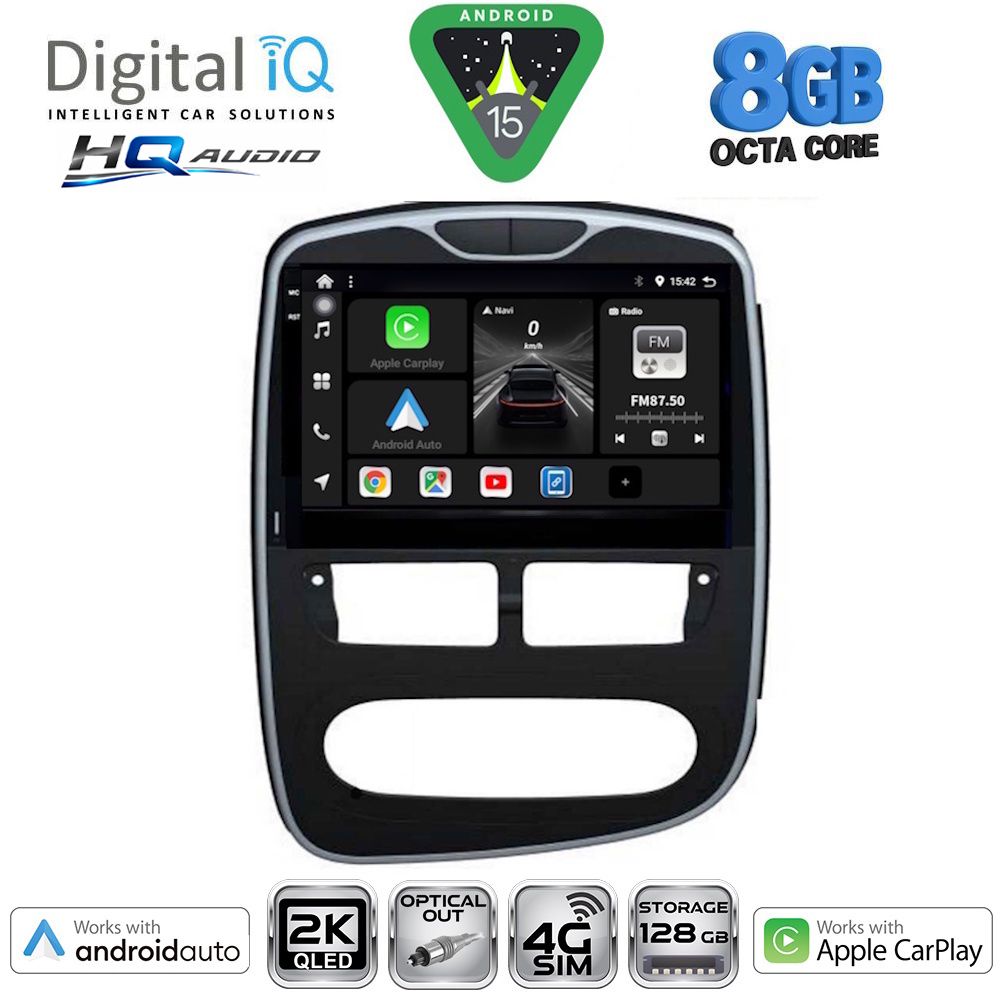 DIGITAL IQ BXK 20544_CPAA (10inc) MULTIMEDIA TABLET for RENAULT CLIO mod. 2012-2015 DIGITAL IQ BXK 20544_CPAA (10inc) MULTIMEDIA TABLET for RENAULT CLIO mod. 2012-2015