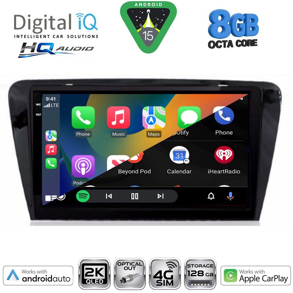 DIGITAL IQ BXK 20597_CPAA (10inc) MULTIMEDIA TABLET for SKODA OCTAVIA 7 mod. 2013-2021 DIGITAL IQ BXK 20597_CPAA (10inc) MULTIMEDIA TABLET for SKODA OCTAVIA 7 mod. 2013-2021