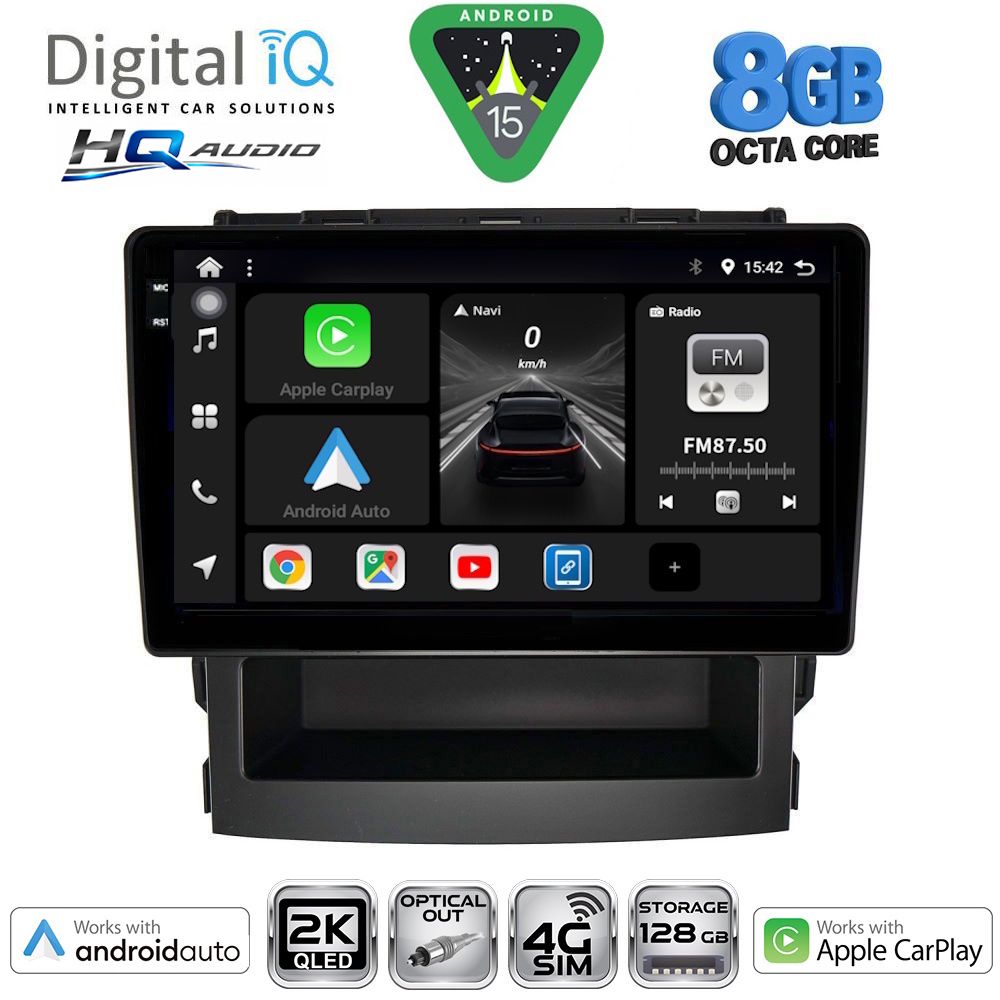 DIGITAL IQ BXK 20664_CPAA (9inc) MULTIMEDIA TABLET for SUBARU FORESTER - IMPREZA mod. 2019-2025 DIGITAL IQ BXK 20664_CPAA (9inc) MULTIMEDIA TABLET for SUBARU FORESTER - IMPREZA mod. 2019-2025