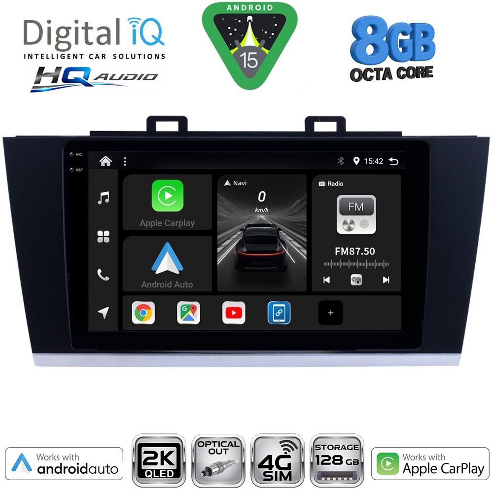 DIGITAL IQ BXK 20668_CPAA (9inc) MULTIMEDIA TABLET for SUBARU LEGACY - OUTBACK mod. 2014-2019 DIGITAL IQ BXK 20668_CPAA (9inc) MULTIMEDIA TABLET for SUBARU LEGACY - OUTBACK mod. 2014-2019