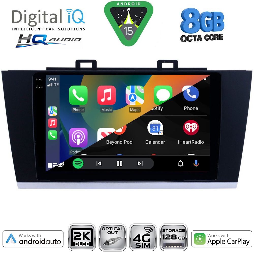DIGITAL IQ BXK 20668_CPAA (9inc) MULTIMEDIA TABLET for SUBARU LEGACY - OUTBACK mod. 2014-2019 DIGITAL IQ BXK 20668_CPAA (9inc) MULTIMEDIA TABLET for SUBARU LEGACY - OUTBACK mod. 2014-2019