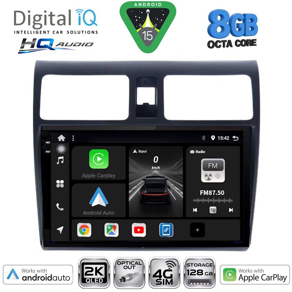 DIGITAL IQ BXK 20684_CPAA (10inc) MULTIMEDIA TABLET for SUZUKI SWIFT mod. 2005-2011 DIGITAL IQ BXK 20684_CPAA (10inc) MULTIMEDIA TABLET for SUZUKI SWIFT mod. 2005-2011