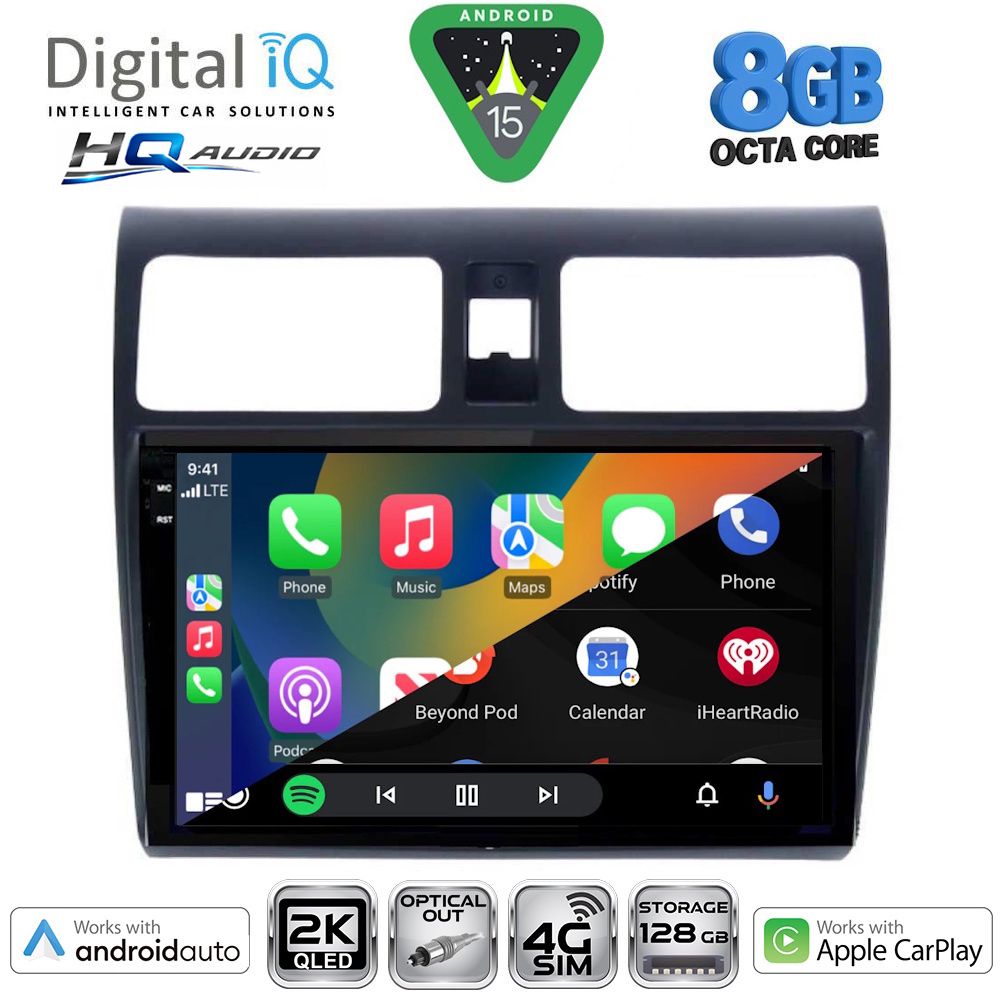 DIGITAL IQ BXK 20684_CPAA (10inc) MULTIMEDIA TABLET for SUZUKI SWIFT mod. 2005-2011 DIGITAL IQ BXK 20684_CPAA (10inc) MULTIMEDIA TABLET for SUZUKI SWIFT mod. 2005-2011
