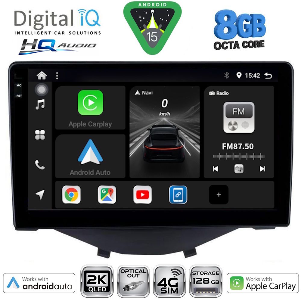 DIGITAL IQ BXK 20715_CPAA CLIMA-A/C (9inc) MULTIMEDIA TABLET for CITROEN C1-PEUGEOT 108-TOYOTA AYGO mod. 2014-2022 DIGITAL IQ BXK 20715_CPAA CLIMA-A/C (9inc) MULTIMEDIA TABLET for CITROEN C1-PEUGEOT 108-TOYOTA AYGO mod. 2014-2022