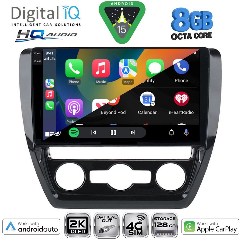 DIGITAL IQ BXK 20741_CPAA (10inc) MULTIMEDIA TABLET for VW JETTA mod. 2010-2016 DIGITAL IQ BXK 20741_CPAA (10inc) MULTIMEDIA TABLET for VW JETTA mod. 2010-2016