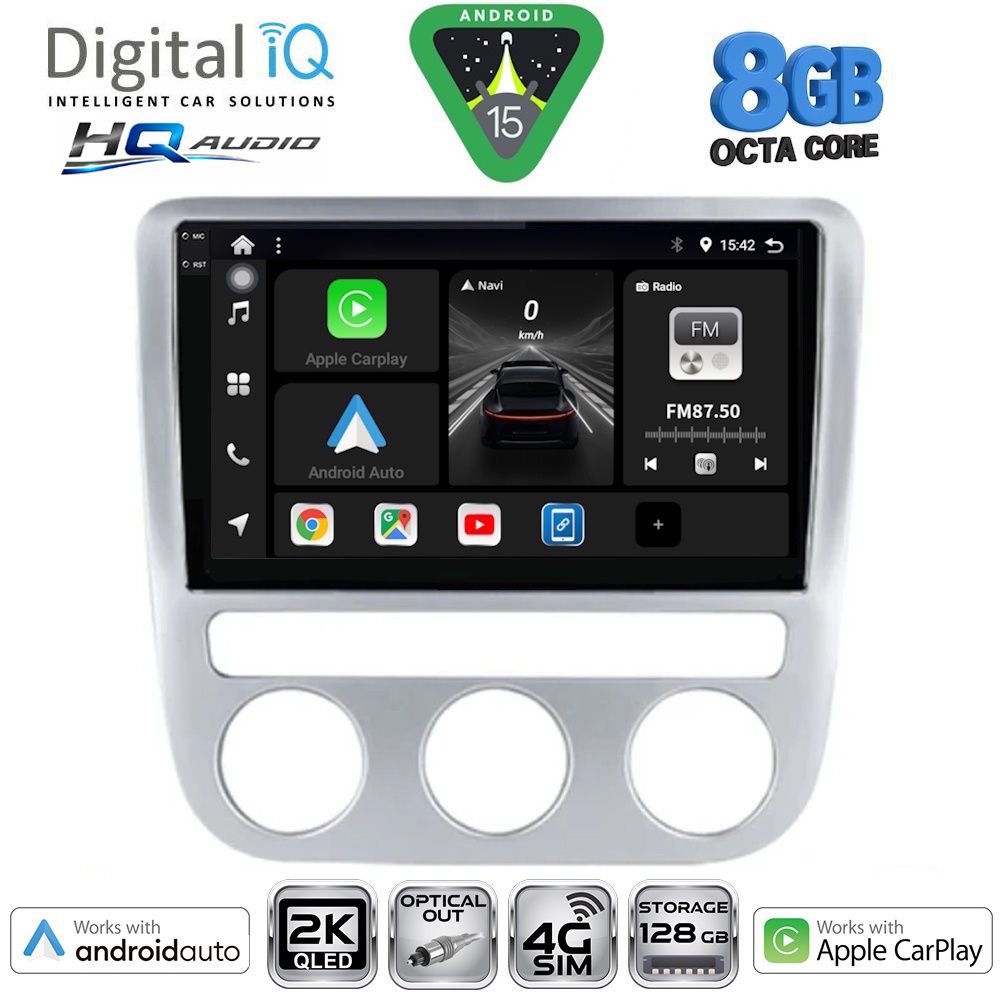DIGITAL IQ BXK 20752_CPAA CLIMA (9inc) MULTIMEDIA TABLET for VW EOS mod. 2006-2016 - SCIROCCO mod. 2008-2010 DIGITAL IQ BXK 20752_CPAA CLIMA (9inc) MULTIMEDIA TABLET for VW EOS mod. 2006-2016 - SCIROCCO mod. 2008-2010