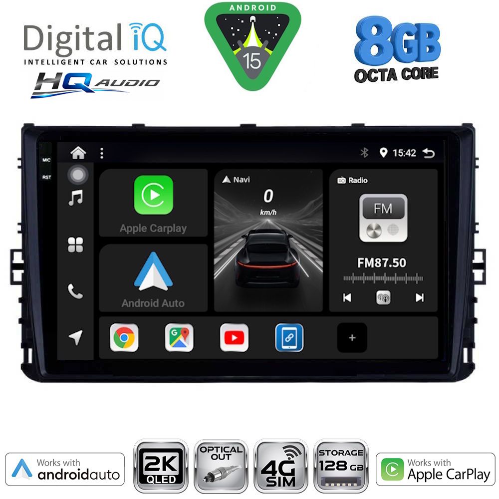 DIGITAL IQ BXK 20758_CPAA (9inc) MULTIMEDIA TABLET for VW POLO – TROC – TCROSS - TAIGO mod. 2017-2026 DIGITAL IQ BXK 20758_CPAA (9inc) MULTIMEDIA TABLET for VW POLO – TROC – TCROSS - TAIGO mod. 2017-2026