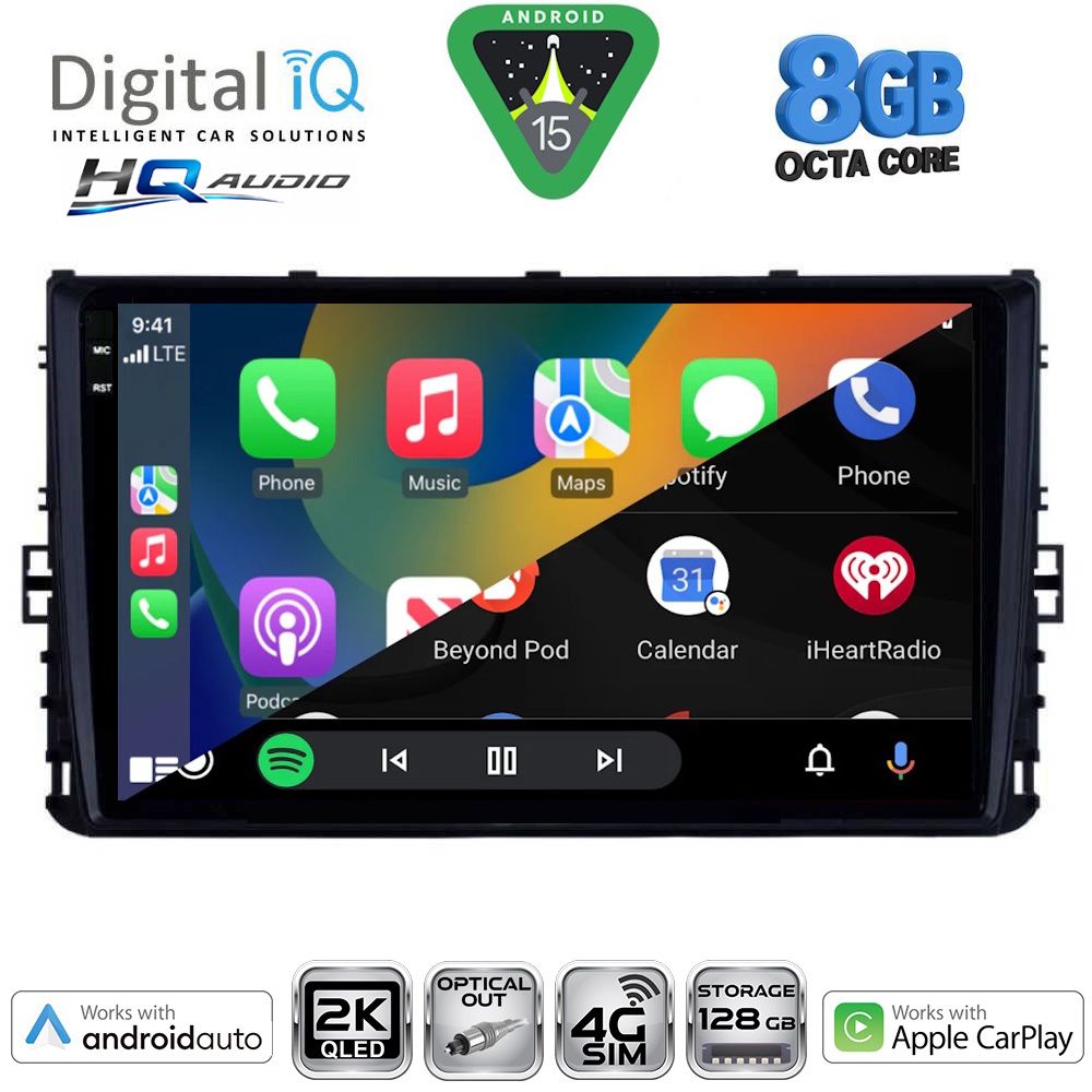 DIGITAL IQ BXK 20758_CPAA (9inc) MULTIMEDIA TABLET for VW POLO – TROC – TCROSS - TAIGO mod. 2017-2026 DIGITAL IQ BXK 20758_CPAA (9inc) MULTIMEDIA TABLET for VW POLO – TROC – TCROSS - TAIGO mod. 2017-2026