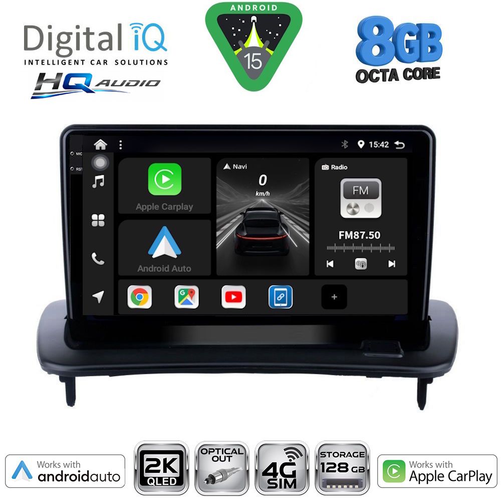 DIGITAL IQ BXK 20783_CPAA (9inc) MULTIMEDIA TABLET for VOLVO C30 - S40 mod. 2004-2013 DIGITAL IQ BXK 20783_CPAA (9inc) MULTIMEDIA TABLET for VOLVO C30 - S40 mod. 2004-2013