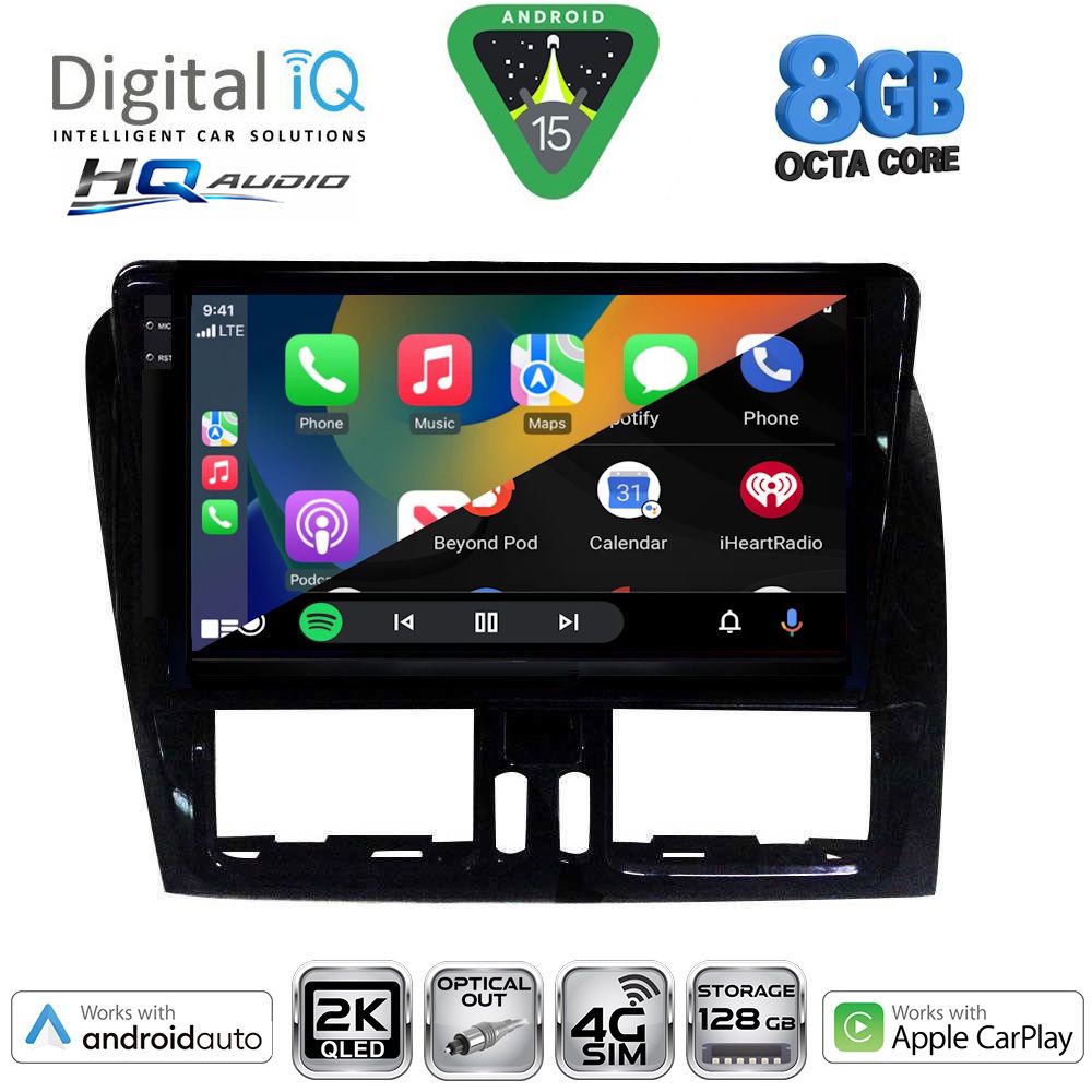 DIGITAL IQ BXK 20787_CPAA (9inc) MULTIMEDIA TABLET for VOLVO XC60 mod. 2009-2017 DIGITAL IQ BXK 20787_CPAA (9inc) MULTIMEDIA TABLET for VOLVO XC60 mod. 2009-2017