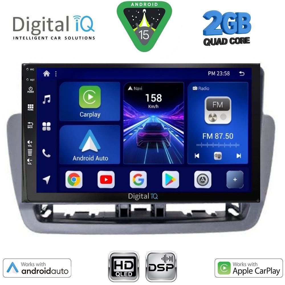 DIGITAL IQ BXC 3572GR_CPAA (9inc) MULTIMEDIA TABLET for SEAT IBIZA mod. 2012-2015 DIGITAL IQ BXC 3572GR_CPAA (9inc) MULTIMEDIA TABLET for SEAT IBIZA mod. 2012-2015