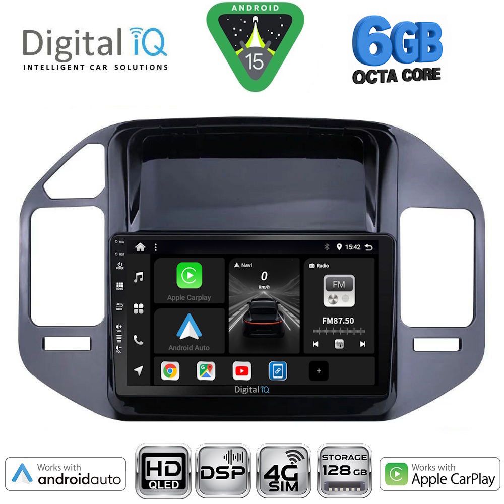DIGITAL IQ BXF 17444BL_CPAA (9inc) MULTIMEDIA TABLET for MITSUBISHI PAJERO mod. 1999-2006 DIGITAL IQ BXF 17444BL_CPAA (9inc) MULTIMEDIA TABLET for MITSUBISHI PAJERO mod. 1999-2006