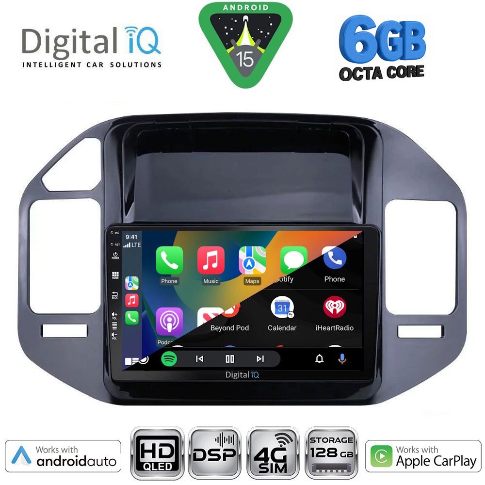 DIGITAL IQ BXF 17444BL_CPAA (9inc) MULTIMEDIA TABLET for MITSUBISHI PAJERO mod. 1999-2006 DIGITAL IQ BXF 17444BL_CPAA (9inc) MULTIMEDIA TABLET for MITSUBISHI PAJERO mod. 1999-2006
