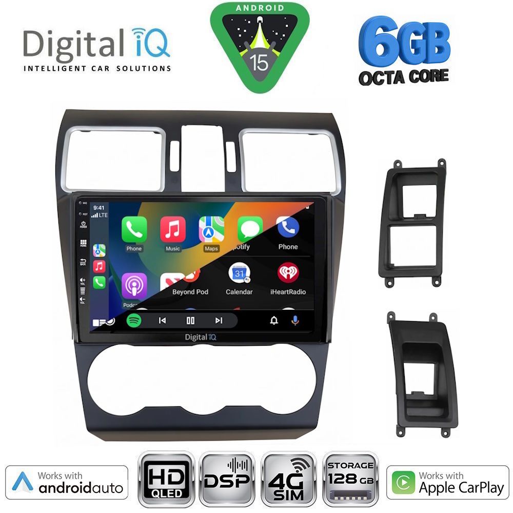 DIGITAL IQ BXF 17663A_CPAA (9inc) MULTIMEDIA TABLET for SUBARU FORESTER - IMPREZA - XV mod. 2013-2019 DIGITAL IQ BXF 17663A_CPAA (9inc) MULTIMEDIA TABLET for SUBARU FORESTER - IMPREZA - XV mod. 2013-2019
