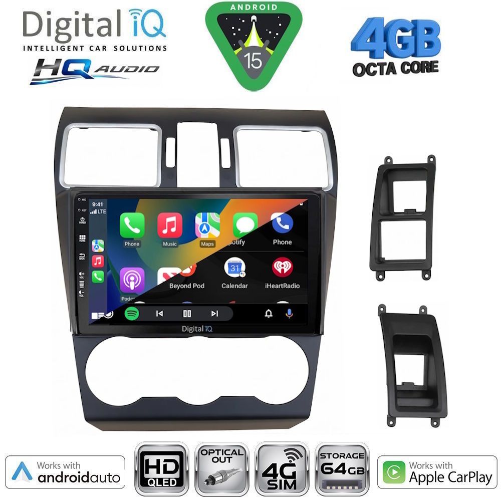 DIGITAL IQ BXK 19663A_CPAA (9inc) MULTIMEDIA TABLET for SUBARU FORESTER - IMPREZA - XV mod. 2013-2019 DIGITAL IQ BXK 19663A_CPAA (9inc) MULTIMEDIA TABLET for SUBARU FORESTER - IMPREZA - XV mod. 2013-2019